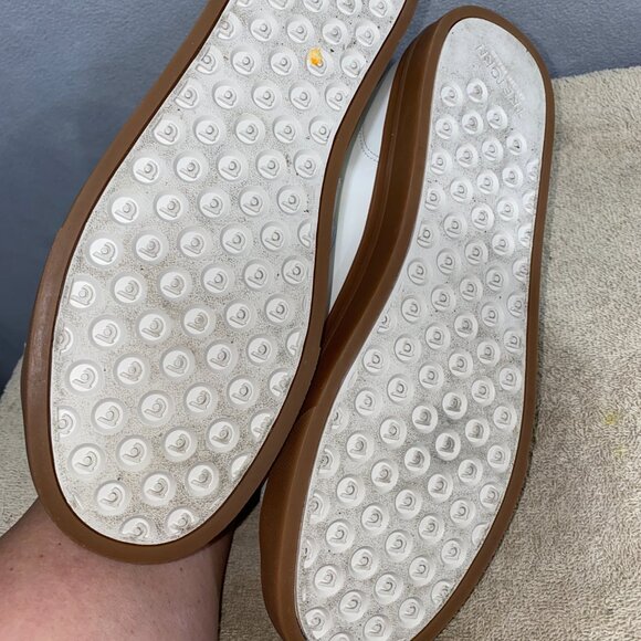 Tretorn Kick Serve White Leather Sneakers Gum Sole Men’s Size 10M Lace-Up - Picture 7 of 8